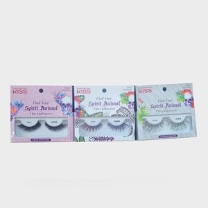 Lot of 3 KISS Lashes Halloween LIMITED EDITION Spirit Animal 79533/78899/78898.